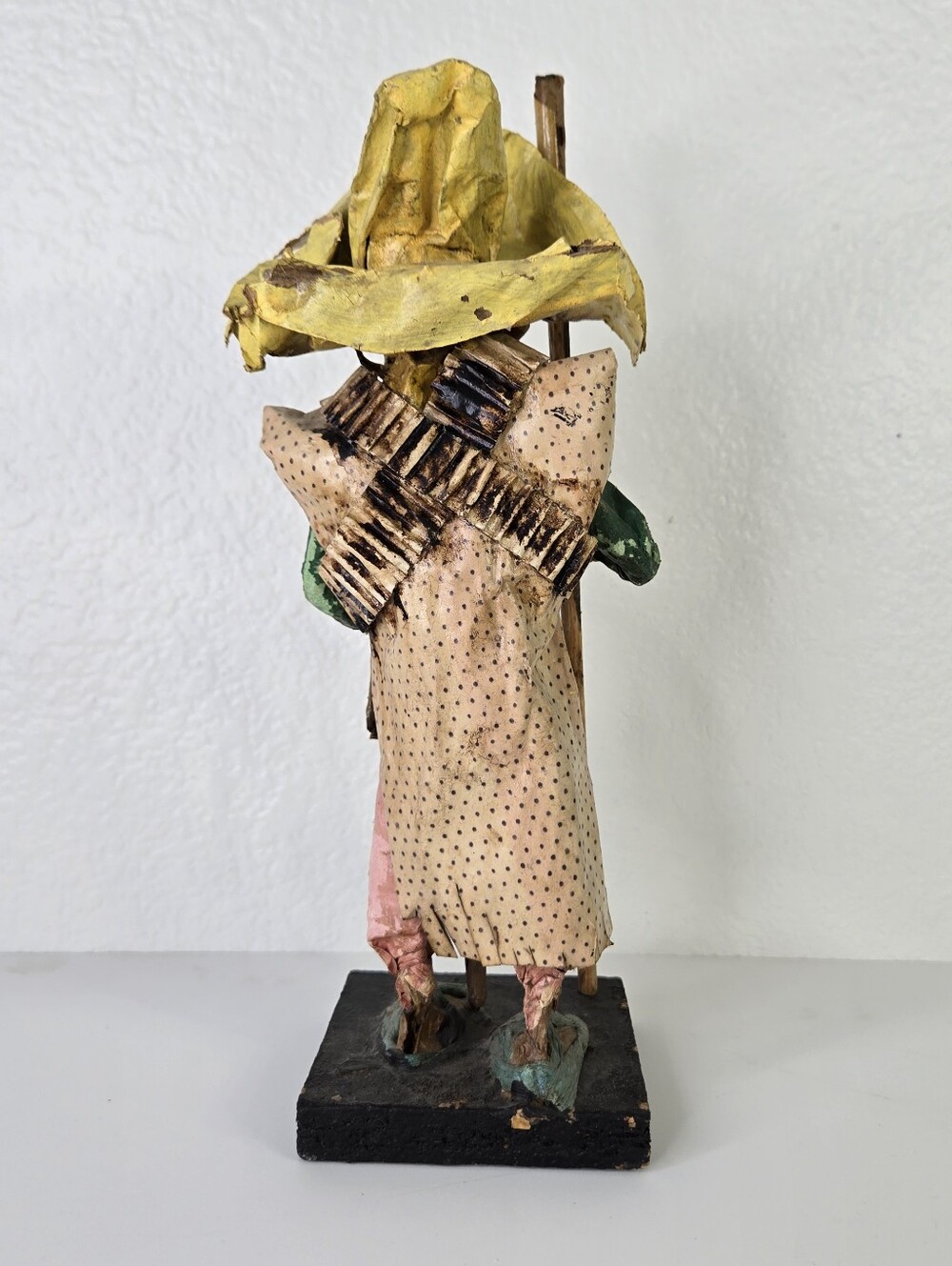 VTG Mexican‎ Folk Art Paper Mache Figurine Viejito Old Man Peasant Handmade 12" - Picture 4 of 17